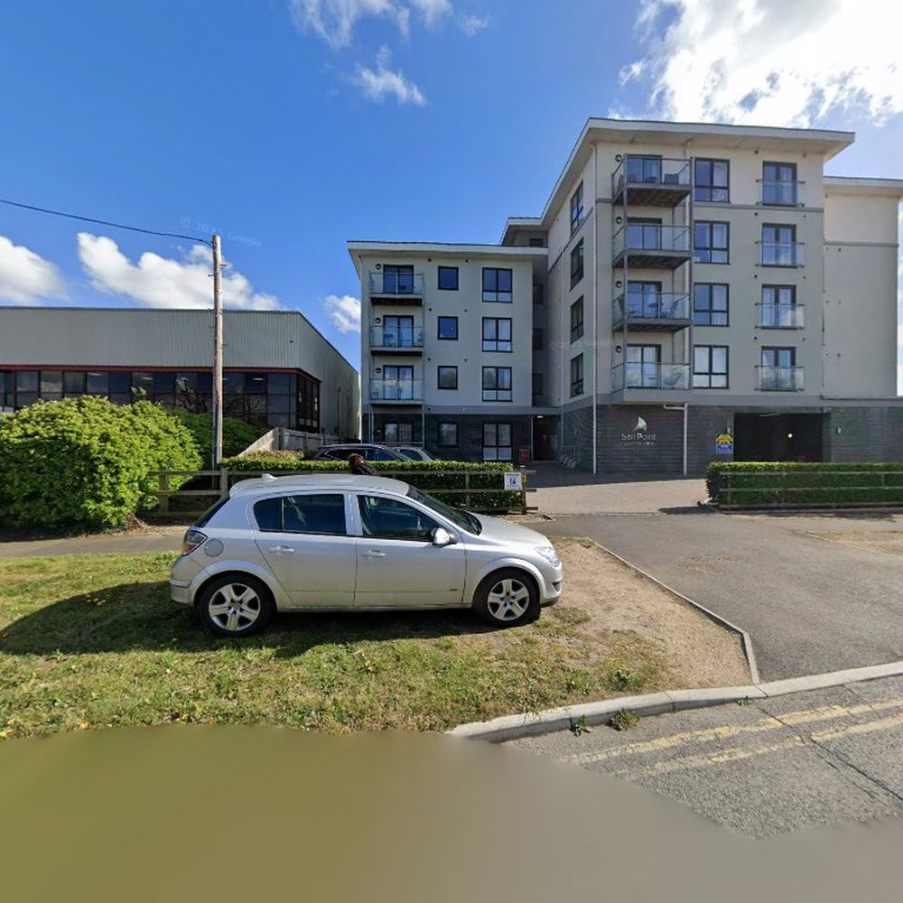 A residential street in the Poole area covered by Electricians Near You